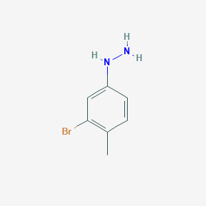 Hydrazine, (3-bromo-4-methylphenyl)- 