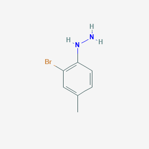 1-(2-bromo-4-methylphenyl)hydrazine hydrochloride