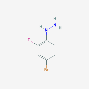 1-(4-bromo-2-fluorophenyl)hydrazine hydrochloride