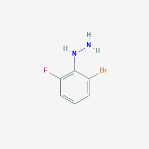 Hydrazine, (2-bromo-6-fluorophenyl)-