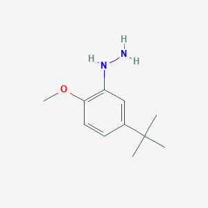 Hydrazine, [5-(1,1-dimethylethyl)-2-methoxyphenyl]-