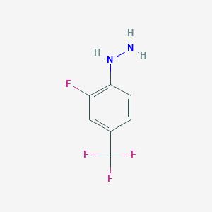 2-Fluoro-4-(trifluoromethyl)phenylhydrazine 2-Fluoro-4-(trifluoromethyl)phenylhydrazine