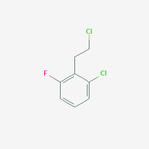 Benzene, 1-chloro-2-(2-chloroethyl)-3-fluoro- Benzene, 1-chloro-2-(2-chloroethyl)-3-fluoro-