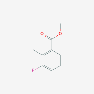Benzoic acid, 3-fluoro-2-methyl-, methyl ester Benzoic acid, 3-fluoro-2-methyl-, methyl ester