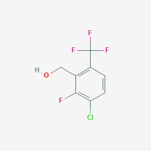 Benzenemethanol, 3-chloro-2-fluoro-6-(trifluoromethyl)- Benzenemethanol, 3-chloro-2-fluoro-6-(trifluoromethyl)-