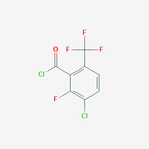 Benzoyl chloride, 3-chloro-2-fluoro-6-(trifluoromethyl)- Benzoyl chloride, 3-chloro-2-fluoro-6-(trifluoromethyl)-