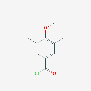 Benzoyl chloride, 4-methoxy-3,5-dimethyl- Benzoyl chloride, 4-methoxy-3,5-dimethyl-