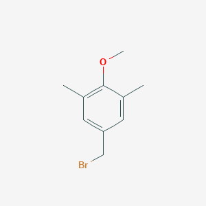 5-(bromomethyl)-2-methoxy-1,3-dimethylbenzene 5-(bromomethyl)-2-methoxy-1,3-dimethylbenzene