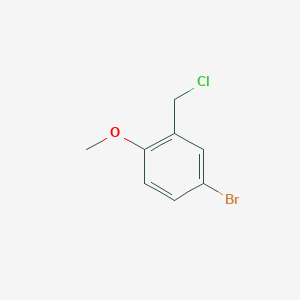 4-bromo-2-(chloromethyl)-1-methoxybenzene 4-bromo-2-(chloromethyl)-1-methoxybenzene