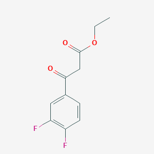 ETHYL 3-(3,4-DIFLUOROPHENYL)-3-OXOPROPANOATE ETHYL 3-(3,4-DIFLUOROPHENYL)-3-OXOPROPANOATE