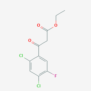Ethyl 2,4-dichloro-5-fluorobenzoylacetate Ethyl 2,4-dichloro-5-fluorobenzoylacetate