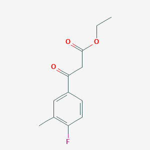 Benzenepropanoic acid, 4-fluoro-3-methyl-b-oxo-, ethyl ester Benzenepropanoic acid, 4-fluoro-3-methyl-b-oxo-, ethyl ester