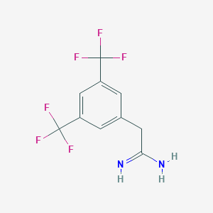 2-(3,5-Bis-trifluoromethyl-phenyl)-acetamidine 2-(3,5-Bis-trifluoromethyl-phenyl)-acetamidine