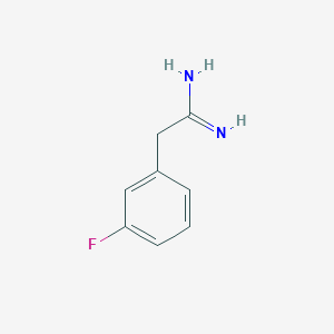 Benzeneethanimidamide, 3-fluoro- Benzeneethanimidamide, 3-fluoro-