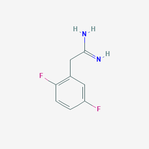 2-(2,5-Difluoro-phenyl)-acetamidine 2-(2,5-Difluoro-phenyl)-acetamidine