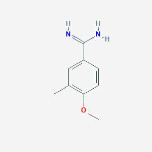 Benzenecarboximidamide, 4-methoxy-3-methyl- Benzenecarboximidamide, 4-methoxy-3-methyl-