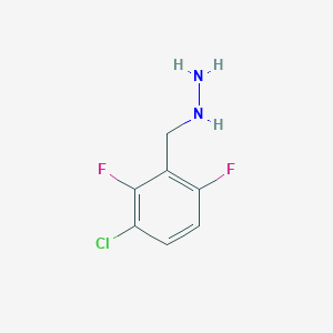 Hydrazine, [(3-chloro-2,6-difluorophenyl)methyl]-