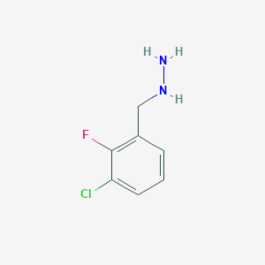 Hydrazine, [(3-chloro-2-fluorophenyl)methyl]-