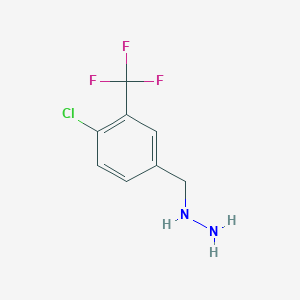(4-Chloro-3-trifluoromethyl-benzyl)-hydrazine