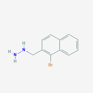 Hydrazine, [(1-bromo-2-naphthalenyl)methyl]-