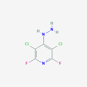 3,5-dichloro-2,6-difluoro-4-hydrazinopyridine 3,5-dichloro-2,6-difluoro-4-hydrazinopyridine