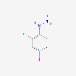 Hydrazine, (2-chloro-4-iodophenyl)- Hydrazine, (2-chloro-4-iodophenyl)-