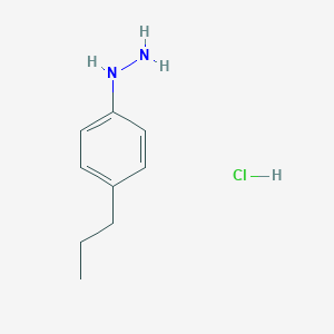 Hydrazine, (4-propylphenyl)-, hydrochloride Hydrazine, (4-propylphenyl)-, hydrochloride