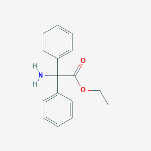 Benzeneacetic acid, a-amino-a-phenyl-, ethyl ester