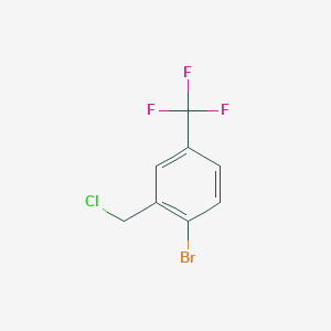 1-bromo-2-(chloromethyl)-4-(trifluoromethyl)benzene 1-bromo-2-(chloromethyl)-4-(trifluoromethyl)benzene