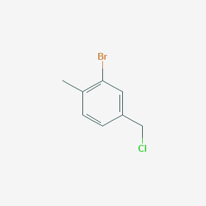 Benzene, 2-bromo-4-(chloromethyl)-1-methyl- Benzene, 2-bromo-4-(chloromethyl)-1-methyl-