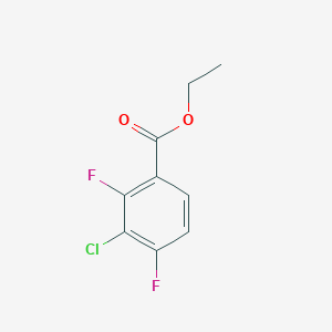 Benzoic acid, 3-chloro-2,4-difluoro-, ethyl ester Benzoic acid, 3-chloro-2,4-difluoro-, ethyl ester