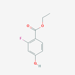 Benzoic acid, 2-fluoro-4-hydroxy-, ethyl ester Benzoic acid, 2-fluoro-4-hydroxy-, ethyl ester