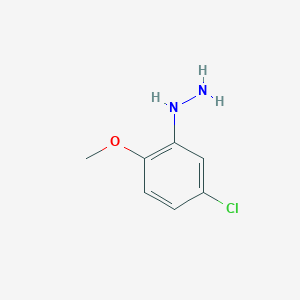 1-(5-chloro-2-methoxyphenyl)hydrazine hydrochloride 1-(5-chloro-2-methoxyphenyl)hydrazine hydrochloride