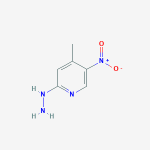 Pyridine, 2-hydrazinyl-4-methyl-5-nitro- 