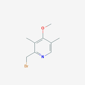 Pyridine, 2-(bromomethyl)-4-methoxy-3,5-dimethyl-