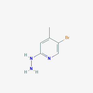 Pyridine, 5-bromo-2-hydrazinyl-4-methyl- Pyridine, 5-bromo-2-hydrazinyl-4-methyl-
