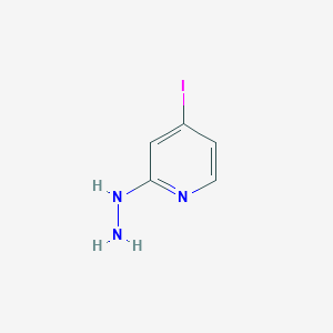 Pyridine, 2-hydrazinyl-4-iodo- Pyridine, 2-hydrazinyl-4-iodo-