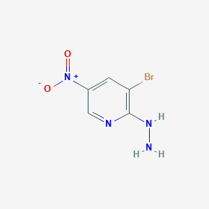 3-Bromo-2-hydrazinyl-5-nitropyridine 3-Bromo-2-hydrazinyl-5-nitropyridine