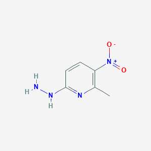 Pyridine, 6-hydrazinyl-2-methyl-3-nitro-
