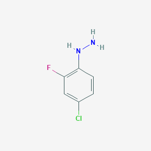 Hydrazine, (4-chloro-2-fluorophenyl)-
