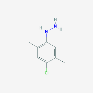 Hydrazine, (4-chloro-2,5-dimethylphenyl)- Hydrazine, (4-chloro-2,5-dimethylphenyl)-