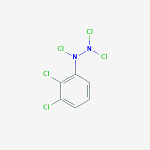 Hydrazine, (2,3,4,5,6-pentachlorophenyl)- Hydrazine, (2,3,4,5,6-pentachlorophenyl)-
