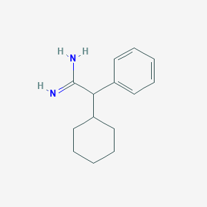 2-cyclohexyl-2-phenylacetamidine 2-cyclohexyl-2-phenylacetamidine