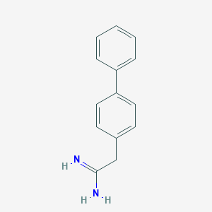 2-(4-phenylphenyl)acetamidine 2-(4-phenylphenyl)acetamidine