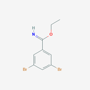ethyl 3,5-dibromobenzimidate ethyl 3,5-dibromobenzimidate