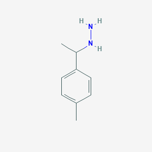 1-(1-p-tolylethyl)hydrazine 1-(1-p-tolylethyl)hydrazine