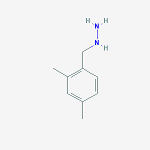 1-(2,4-dimethylbenzyl)hydrazine 1-(2,4-dimethylbenzyl)hydrazine