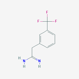 Benzeneethanimidamide, 3-(trifluoromethyl)- Benzeneethanimidamide, 3-(trifluoromethyl)-