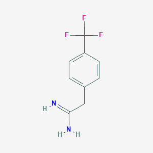 Benzeneethanimidamide, 4-(trifluoromethyl)- Benzeneethanimidamide, 4-(trifluoromethyl)-