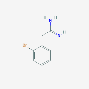 Benzeneethanimidamide, 2-bromo- Benzeneethanimidamide, 2-bromo-